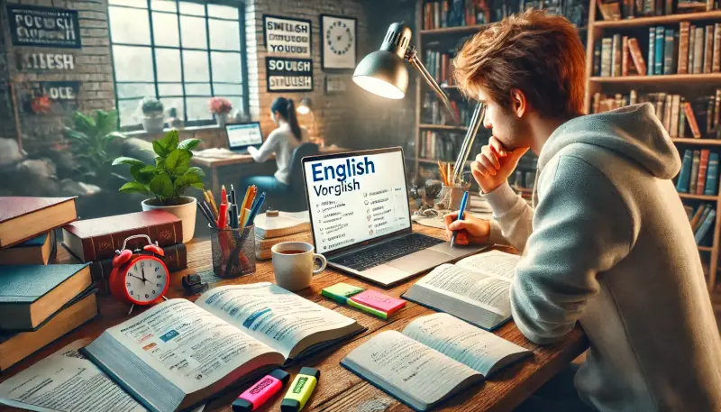 Proposito de año nuevo para aprenden inglés